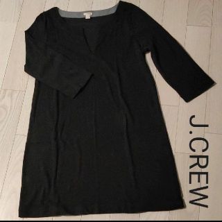 ジェイクルー(J.Crew)のJ.CREW 長袖ワンピース　Mサイズ(ひざ丈ワンピース)