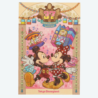 ディズニー(Disney)のランプ様専用　ディズニーランド37周年ポストカード新品ミッキーミニーパーク(写真/ポストカード)