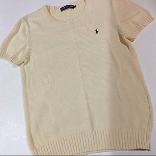 ラルフローレン(Ralph Lauren)のラルフローレン 　ポロ　コットン100% 　サマーニット　半袖(ニット/セーター)