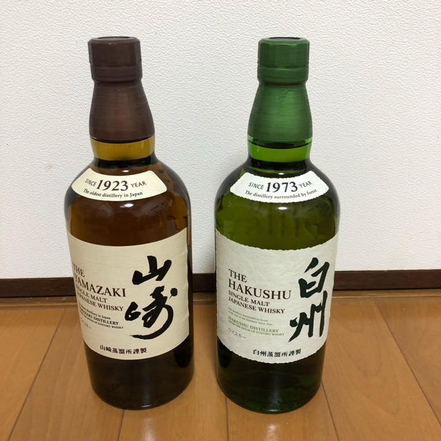 山崎NV700ml白州NV700ml - ウイスキー