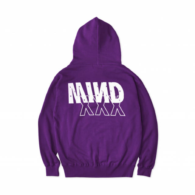 WDS × XXX HOODIE﻿ パーカー パープル Sサイズ