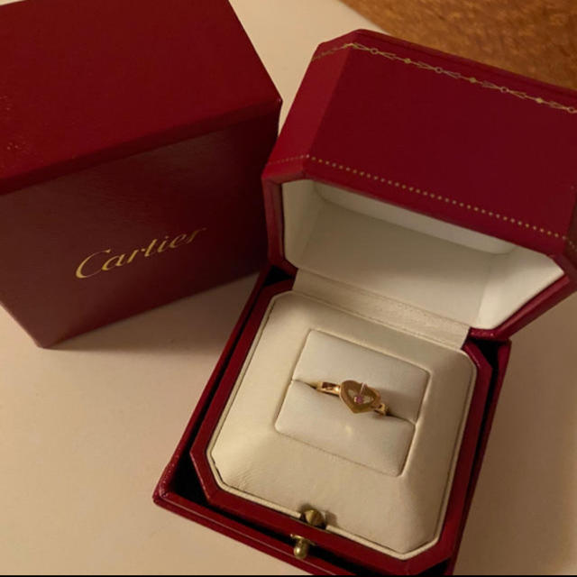 Cartier(カルティエ)の【ゆき様専用】Cartier cハート　ピンクゴールド レディースのアクセサリー(リング(指輪))の商品写真