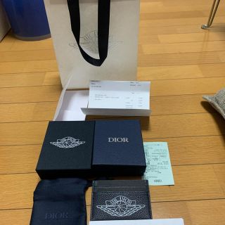 クリスチャンディオール(Christian Dior)のdior エアージョーダン　カードケース(名刺入れ/定期入れ)