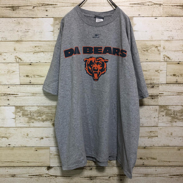 Reebok(リーボック)のリーボック(Reebok)☆DA BEARS プリントTシャツ グレー メンズのトップス(Tシャツ/カットソー(半袖/袖なし))の商品写真