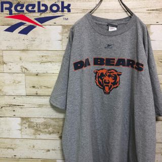 リーボック(Reebok)のリーボック(Reebok)☆DA BEARS プリントTシャツ グレー(Tシャツ/カットソー(半袖/袖なし))