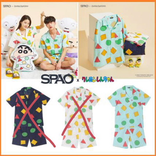 未使用品　韓国 SPAO クレヨンしんちゃん パジャマ 半袖(パジャマ)