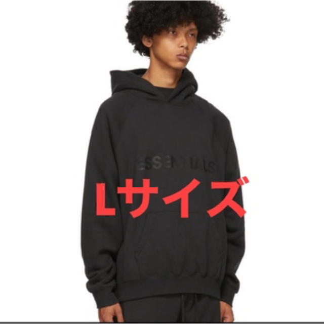 20ss Essentials Black  Hoodie パーカー