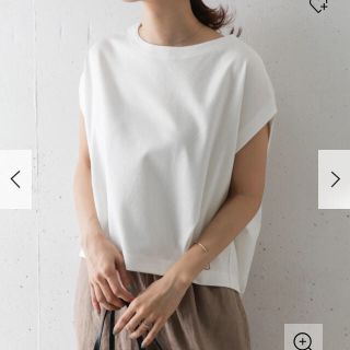 アーバンリサーチ(URBAN RESEARCH)のフレンチスリーブバックタックプルオーバー(Tシャツ(半袖/袖なし))