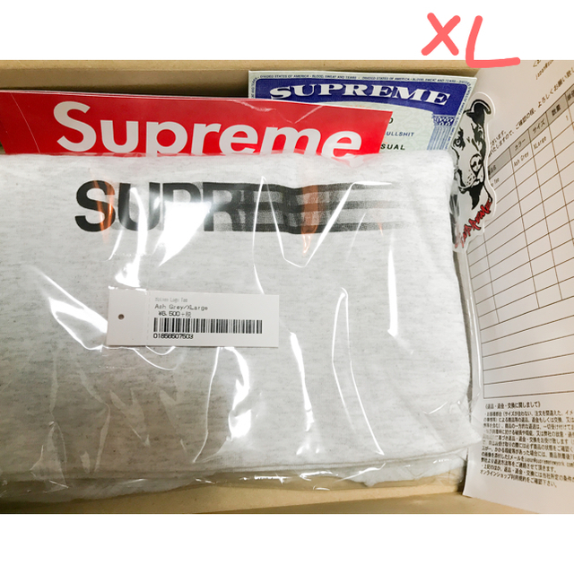 Supreme Motion Logo Tee Ash Grey L グレー