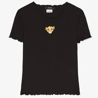ベルシュカ(Bershka)のベルシュカ Bershka ライオンキング　ブラック　Tシャツ(Tシャツ(半袖/袖なし))
