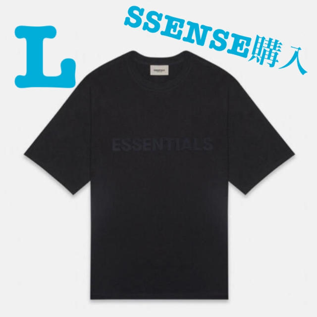 FEAR OF GOD(フィアオブゴッド)のessentials 2020SS Tシャツ　BLACK サイズL メンズのトップス(Tシャツ/カットソー(半袖/袖なし))の商品写真