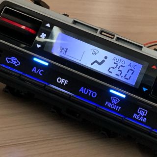 エアコンスイッチパネル　A/Cパネル　LED打ち替え品　６色オーダーOK⭐️(車内アクセサリ)