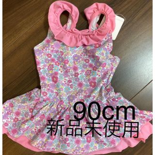 マザウェイズ(motherways)のマザウェイズ　水着　花柄　ワンピース　90 女の子　新品 83 97 100(水着)