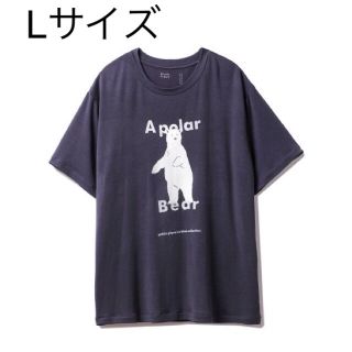 ジェラートピケ(gelato pique)のジェラートピケ HOMME シロクマ Tシャツ Lサイズ(ルームウェア)