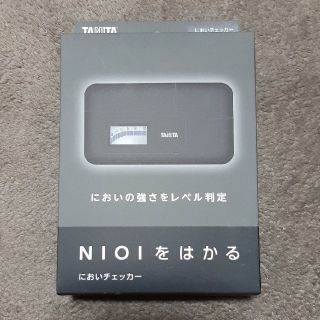 タニタ においチェッカー ブラック ES-100A-BK