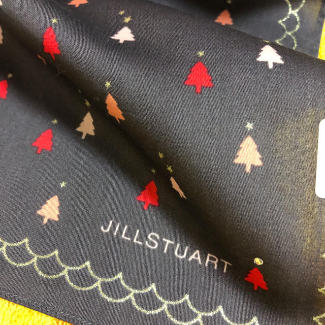 JILLSTUART(ジルスチュアート)のジルスチュアート　ハンカチツリー柄ラインストーン レディースのファッション小物(ハンカチ)の商品写真