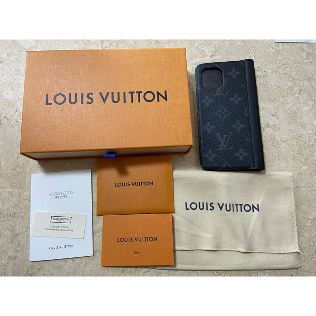 LOUIS VUITTON(ルイヴィトン)のiPhone11 ケース　フォリオ　エクリプス　手帳型 ルイヴィトン スマホ/家電/カメラのスマホアクセサリー(iPhoneケース)の商品写真