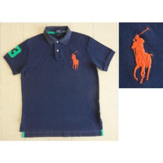 ポロラルフローレン(POLO RALPH LAUREN)のPOLO RALPHLAUREN ポロシャツ M ビッグポニー刺繍 ネイビー(ポロシャツ)