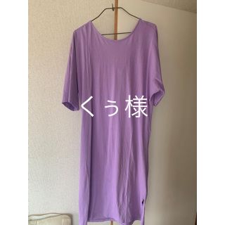 アンティローザ(Auntie Rosa)のTシャツワンピ。(ひざ丈ワンピース)