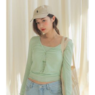 スタイルナンダ(STYLENANDA)の【売り切り最終値下げ】stylenanda カーディガン　セット　韓国(カーディガン)