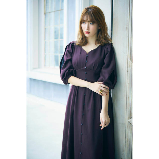 【Her lip to】Inner Lace Sleeve One-Pieceサイズ展開