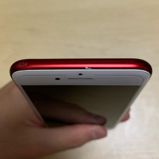 iPhone(アイフォーン)のiphone7 128gb red SIMフリー スマホ/家電/カメラのスマートフォン/携帯電話(スマートフォン本体)の商品写真