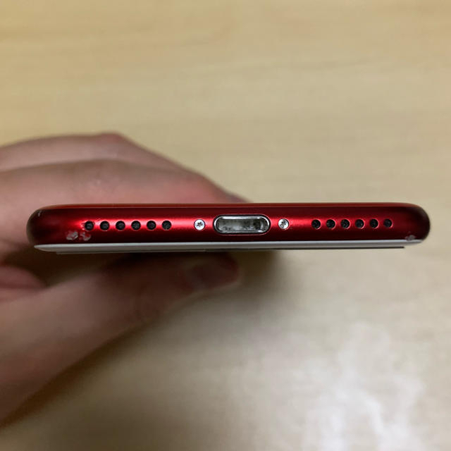 iPhone(アイフォーン)のiphone7 128gb red SIMフリー スマホ/家電/カメラのスマートフォン/携帯電話(スマートフォン本体)の商品写真