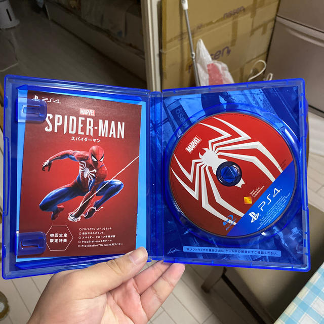 MARVEL(マーベル)のPS4 ゲームソフト　スパイダーマン　MARVEL エンタメ/ホビーのゲームソフト/ゲーム機本体(家庭用ゲームソフト)の商品写真