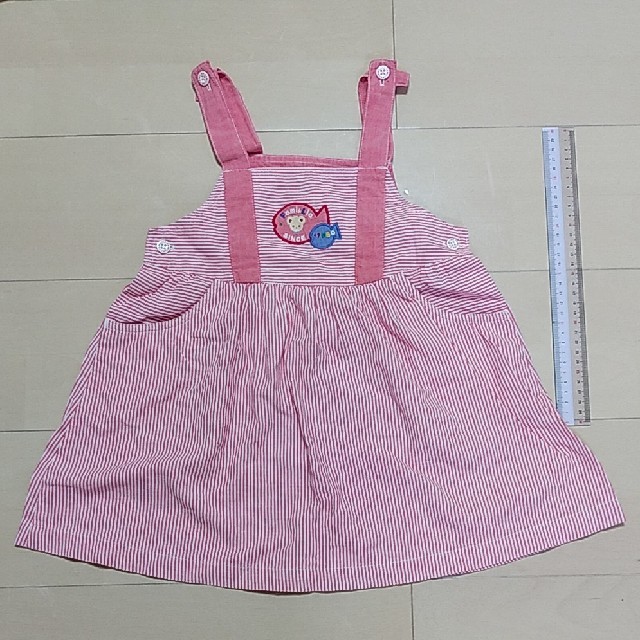 familiar(ファミリア)のfamiliar　ファミリア　ジャンパースカート　110㎝ キッズ/ベビー/マタニティのキッズ服女の子用(90cm~)(スカート)の商品写真