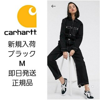 カーハート(carhartt)の【新品】CarharttWIPレディースジャンプスーツ　ブラック　M(サロペット/オーバーオール)