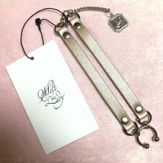 バブルス(Bubbles)の新品タグ付き♡melt the lady♡タイニーピアスチョーカー♡ピンク(ネックレス)