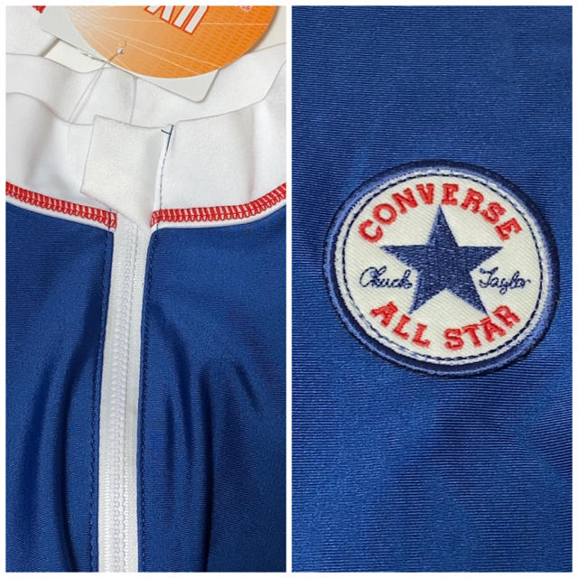 CONVERSE(コンバース)の新品タグ付き CONVERSE ALL STAR女の子 ラッシュガード 水着 キッズ/ベビー/マタニティのキッズ服女の子用(90cm~)(水着)の商品写真