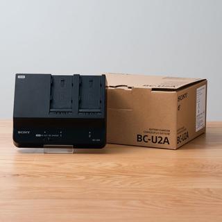 ソニー(SONY)の美品 SONY バッテリーチャージャー BC-U2A [BCU2A](その他)