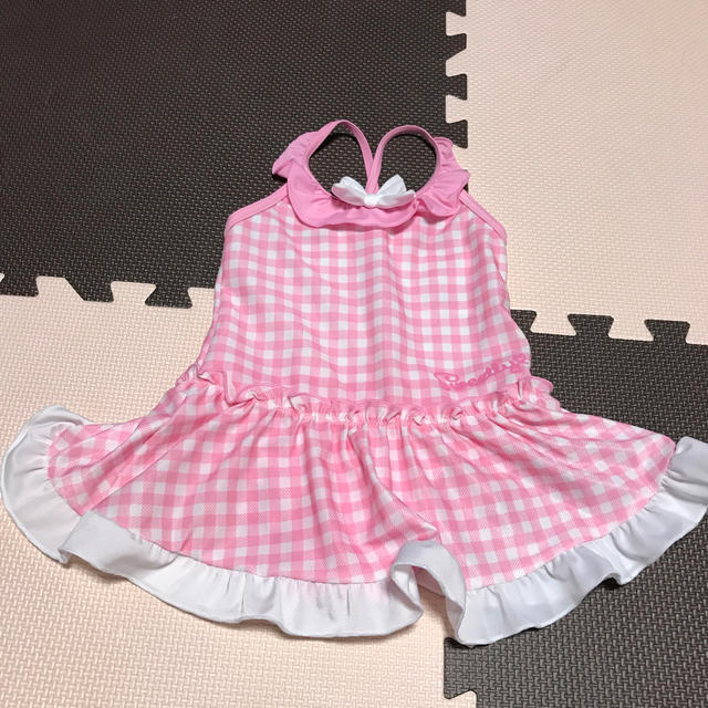 西松屋(ニシマツヤ)の水着　新品未使用　100  キッズ/ベビー/マタニティのキッズ服女の子用(90cm~)(水着)の商品写真