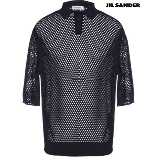 ジルサンダー(Jil Sander)のJIL SANDER ジルサンダー  メッシュ ポロシャツ(ポロシャツ)