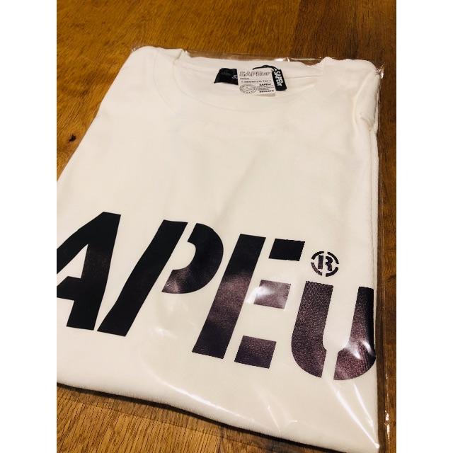 SAPEur オーロラリフレクター Tシャツ XL ホワイト メンズのトップス(Tシャツ/カットソー(半袖/袖なし))の商品写真