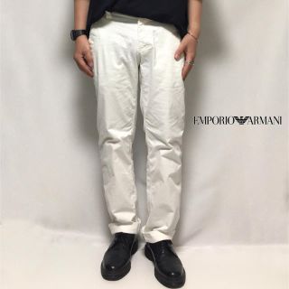 エンポリオアルマーニ(Emporio Armani)のエンポリオアルマーニ  白パンツ　ホワイト　メンズ　チノパン(その他)