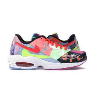 ナイキ(NIKE)のNIKE AIR MAX2 LIGHT QS BLACK/BRIGHT(スニーカー)