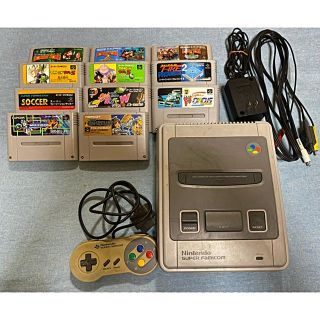 スーパーファミコン(スーパーファミコン)のスーパーファミコン本体　ソフトセット(家庭用ゲーム機本体)