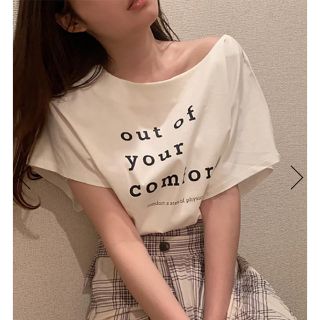 スナイデル(SNIDEL)のSNIDEL スナイデル モードロゴTシャツ(Tシャツ(半袖/袖なし))