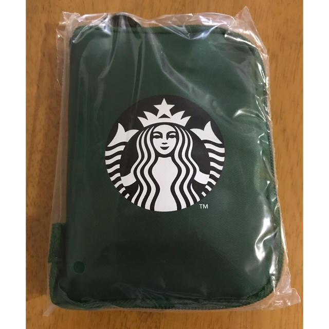 Starbucks Coffee(スターバックスコーヒー)の【スタバ】TO GOポケッタブルエコバッググリーン レディースのバッグ(エコバッグ)の商品写真