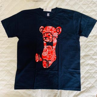 グラニフ(Design Tshirts Store graniph)のペイズリー柄お洒落なクマさんイラストTシャツ(Tシャツ/カットソー(半袖/袖なし))