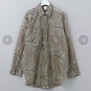 ビューティアンドユースユナイテッドアローズ(BEAUTY&YOUTH UNITED ARROWS)のsuke marble print shirt(シャツ/ブラウス(長袖/七分))