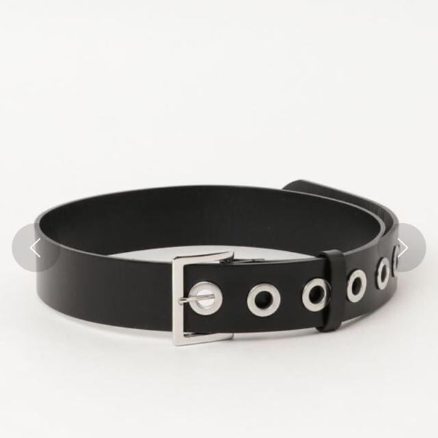 G.V.G.V.(ジーヴィジーヴィ)のG.V.G.V.    EYELET LEATHER BELT   ブラック レディースのファッション小物(ベルト)の商品写真