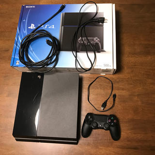 プレイステーション4(PlayStation4)のPS4 ジェット・ブラック 500GB (CUH-1100AB01)(家庭用ゲーム機本体)