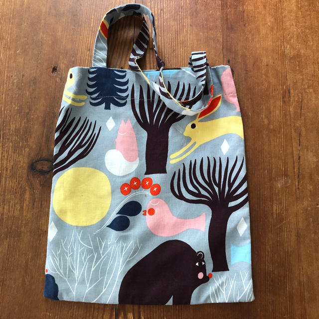 marimekko(マリメッコ)のマリメッコ ハンドメイドバッグ２点おまとめ ハンドメイドのファッション小物(バッグ)の商品写真