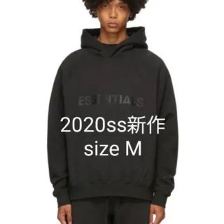 フィアオブゴッド(FEAR OF GOD)の2020ss FOG Essentials Black Hoodie M(パーカー)