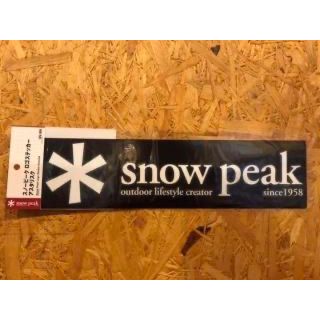 スノーピーク(Snow Peak)のスノーピーク  ステッカー　大　NV-004(その他)