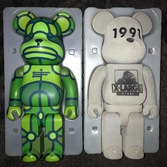 BE@RBRICK×X-LARGE 400% 2SET