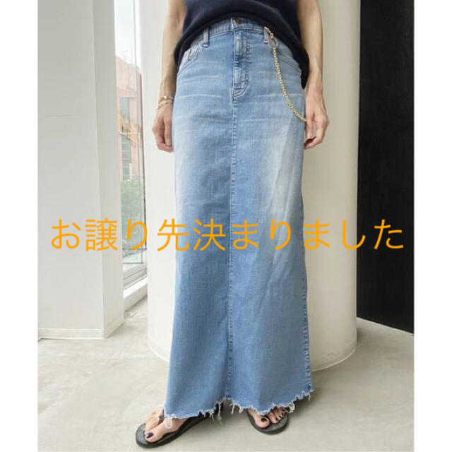 未使用【GOOD GRIEF】DENIM LONG スカート　ブルーA 36